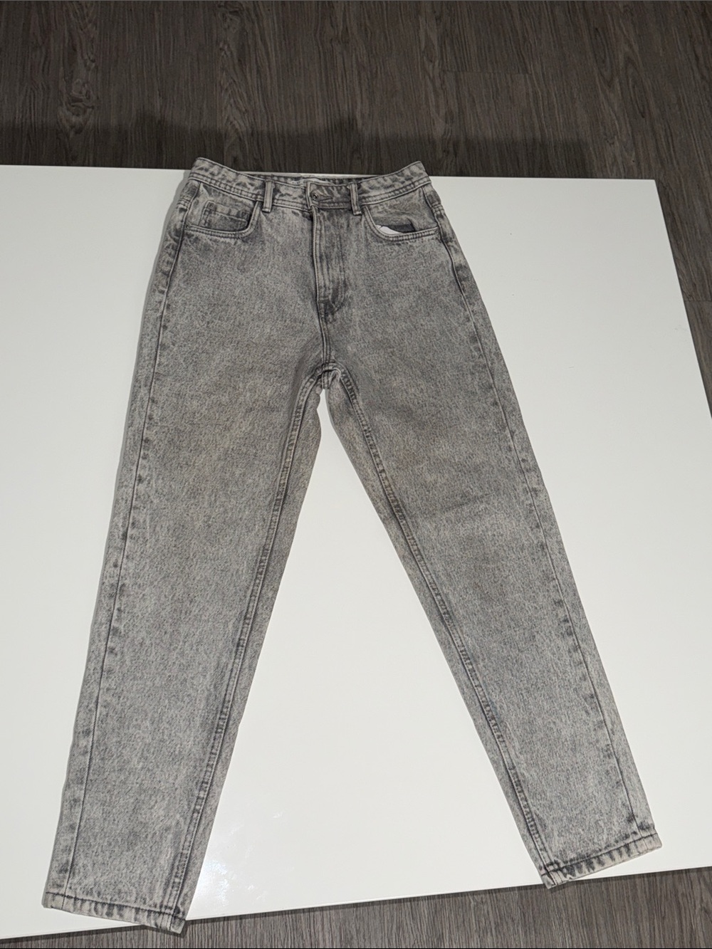Zara Trafaluc Denim Stonewash Grunge Skinny Ankle Jeans Size 02